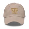Old Gold Embroidered Brand Logo Dad Cap | Classic Style