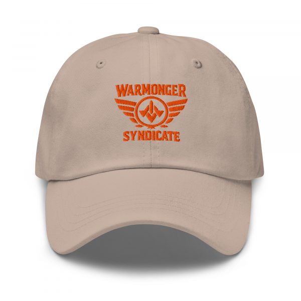 Orange Embroidered Brand Logo Dad Cap | Classic Style