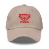 Red Embroidered Brand Logo Dad Cap | Classic Style