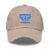 Aqua Embroidered Brand Logo Dad Cap | Classic Style