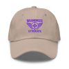 Purple Embroidered Brand Logo Dad Cap | Classic Style