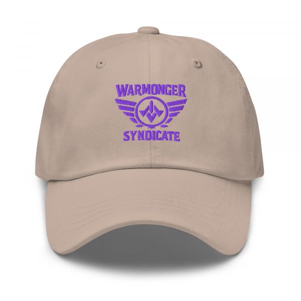 Purple Embroidered Brand Logo Dad Cap | Classic Style