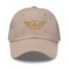 Old Gold Embroidered Logo Dad Cap | Classic Style