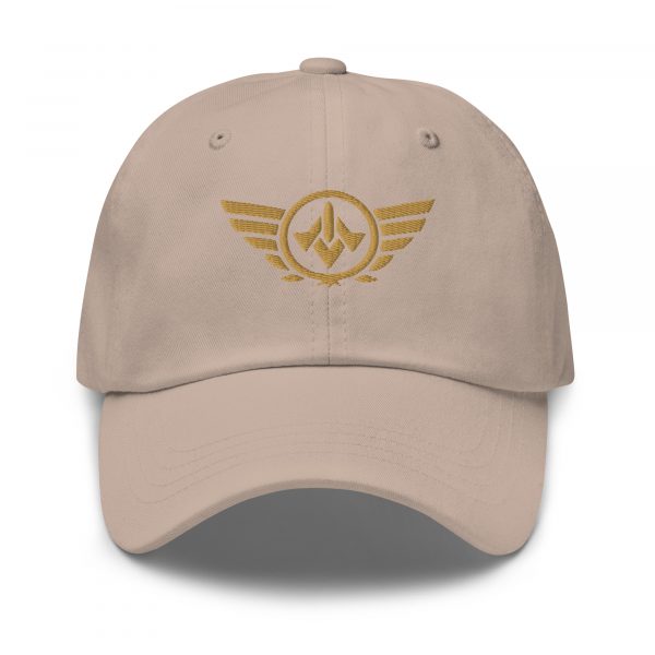 Old Gold Embroidered Logo Dad Cap | Classic Style