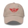 Red Embroidered Logo Dad Cap | Classic Style