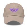 Purple Embroidered Logo Dad Cap | Classic Style