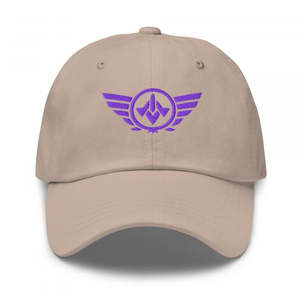 Purple Embroidered Logo Dad Cap | Classic Style