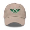Kelly Green Embroidered Logo Dad Cap | Classic Style