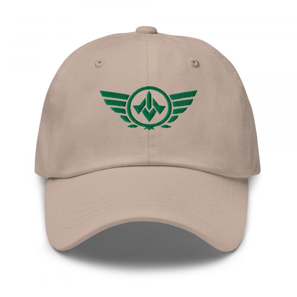 Kelly Green Embroidered Logo Dad Cap | Classic Style