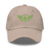Kiwi Green Embroidered Logo Dad Cap | Classic Style