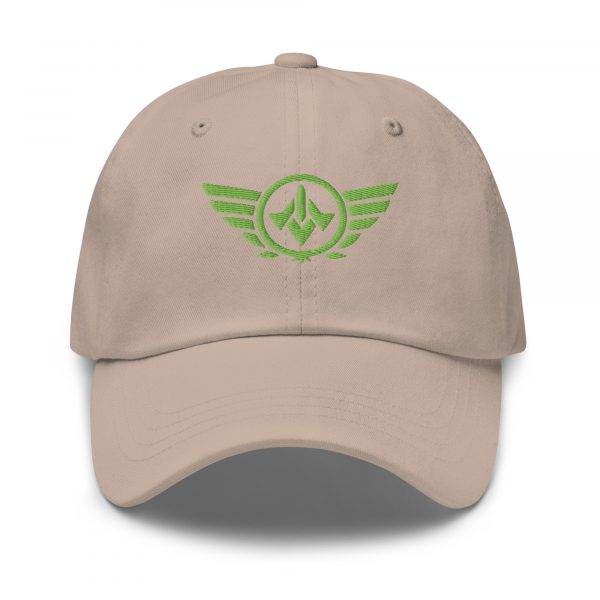 Kiwi Green Embroidered Logo Dad Cap | Classic Style