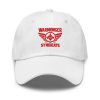 Red Embroidered Brand Logo Dad Cap | Classic Style