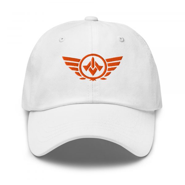 Orange Embroidered Logo Dad Cap | Classic Style