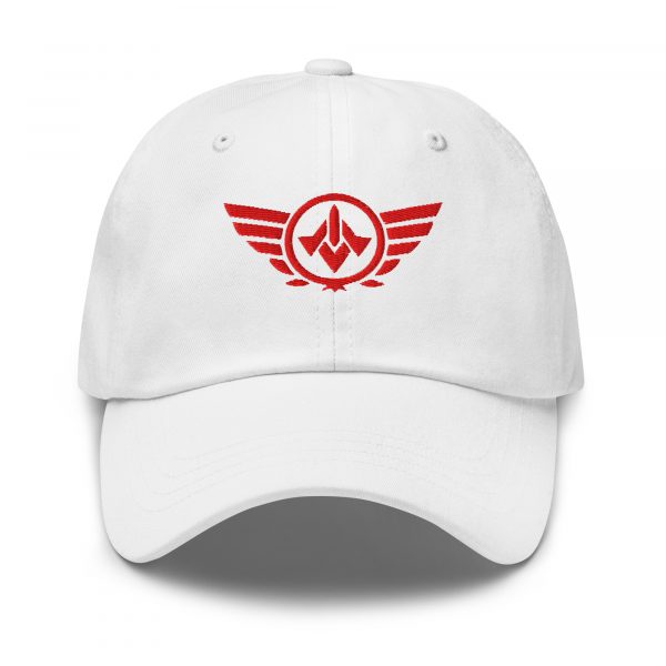 Red Embroidered Logo Dad Cap | Classic Style