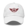 classic-dad-hat-white-front-68b9e47f6338f.jpg Maroon Embroidered Logo Dad Cap | Classic Style