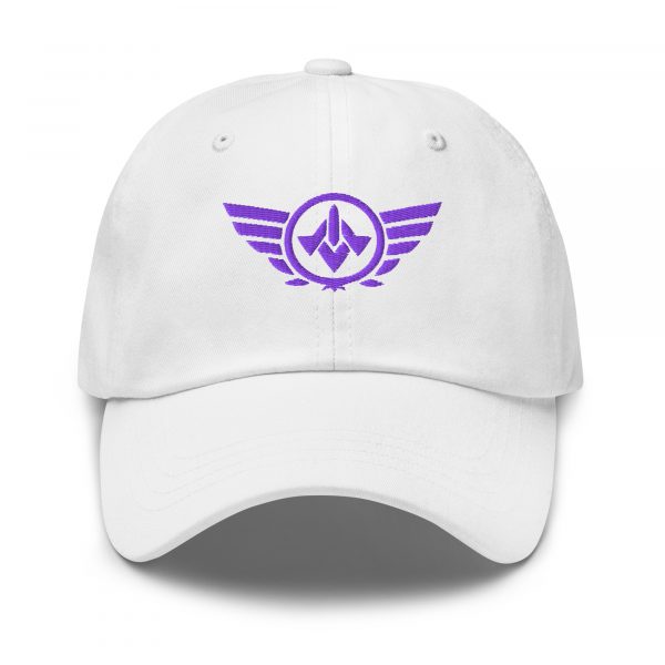 Purple Embroidered Logo Dad Cap | Classic Style