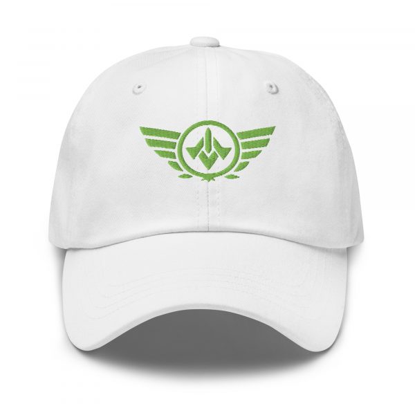Kiwi Green Embroidered Logo Dad Cap | Classic Style