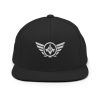 classic-snapback-black-front-68ba4854564a0.jpg White Embroidered Logo Snapback | Premium