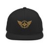 Old Gold Embroidered Logo Snapback | Premium