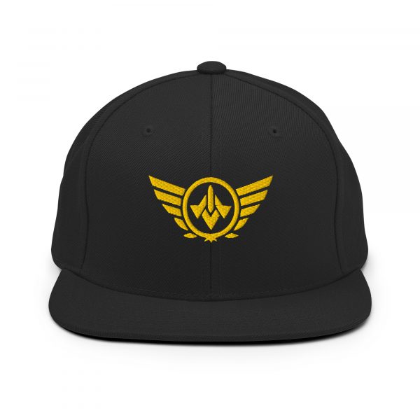 Gold Embroidered Logo Snapback | Premium