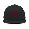 Maroon Embroidered Logo Snapback | Premium