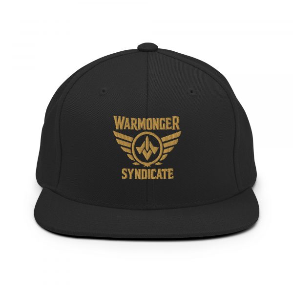 Old Gold Embroidered Brand Logo Snapback | Premium