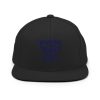 classic-snapback-black-front-68ba5a8c1554a.jpg Navy Embroidered Brand Logo Snapback | Premium