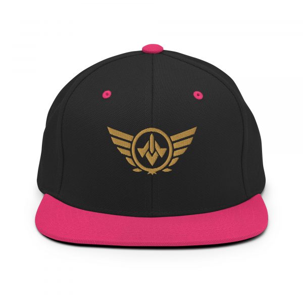 Old Gold Embroidered Logo Snapback | Premium