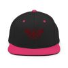Maroon Embroidered Logo Snapback | Premium