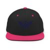 classic-snapback-black-neon-pink-front-68ba55b71aff3.jpg Navy Embroidered Logo Snapback | Premium