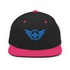 classic-snapback-black-neon-pink-front-68ba564c0011a.jpg Aqua Embroidered Logo Snapback | Premium