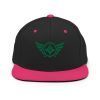 Kelly Green Embroidered Logo Snapback | Premium