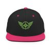 Kiwi Green Embroidered Logo Snapback | Premium