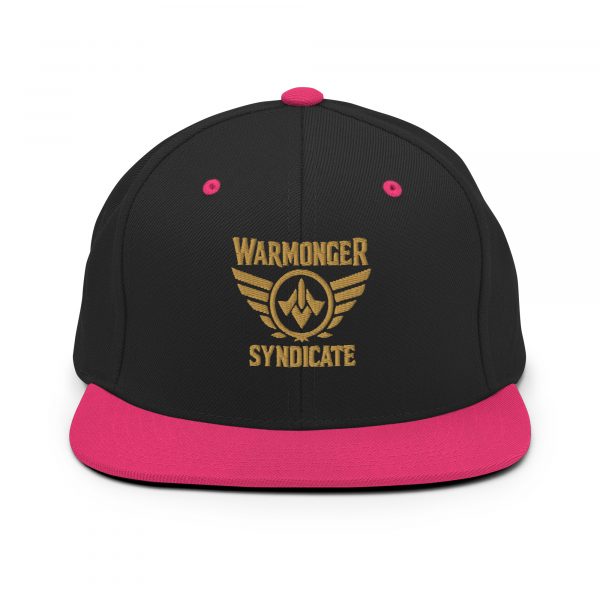 Old Gold Embroidered Brand Logo Snapback | Premium