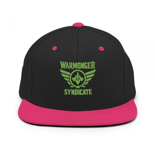 Kiwi Green Embroidered Brand Logo Snapback | Premium