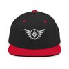 classic-snapback-black-red-front-68ba485456b2f.jpg White Embroidered Logo Snapback | Premium