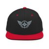 classic-snapback-black-red-front-68ba4906149ba.jpg Grey Embroidered Logo Snapback | Premium