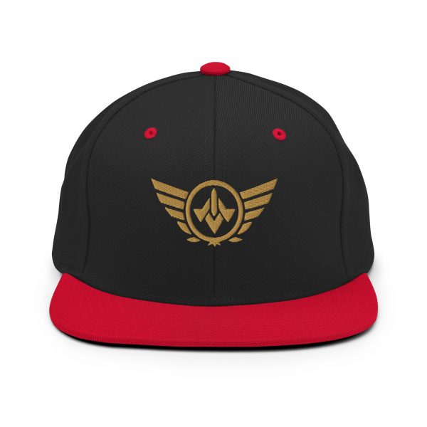Old Gold Embroidered Logo Snapback | Premium
