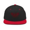 Maroon Embroidered Logo Snapback | Premium
