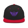 Purple Embroidered Logo Snapback | Premium