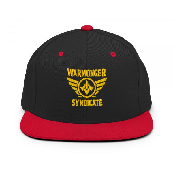 classic-snapback-black-red-front-68ba596fc72a7.jpg Gold Embroidered Brand Logo Snapback | Premium