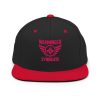 Flamingo Embroidered Brand Logo Snapback | Premium