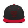 Maroon Embroidered Brand Logo Snapback | Premium