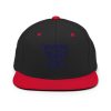 classic-snapback-black-red-front-68ba5a8c16624.jpg Navy Embroidered Brand Logo Snapback | Premium