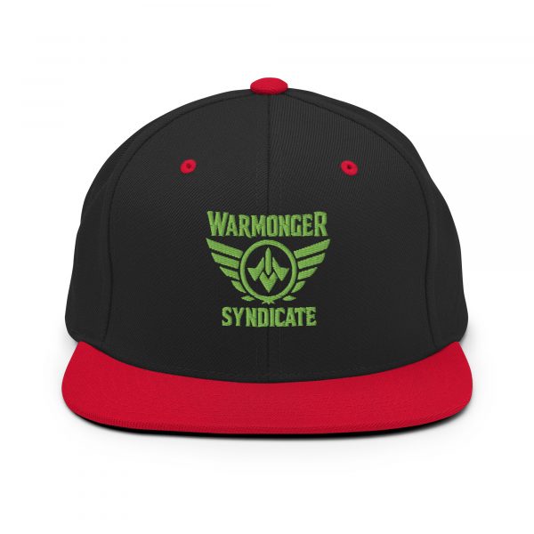 Kiwi Green Embroidered Brand Logo Snapback | Premium