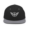 classic-snapback-black-silver-front-68ba48545830e.jpg White Embroidered Logo Snapback | Premium