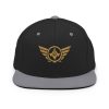 Old Gold Embroidered Logo Snapback | Premium