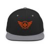 Orange Embroidered Logo Snapback | Premium
