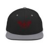Maroon Embroidered Logo Snapback | Premium