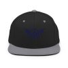 classic-snapback-black-silver-front-68ba55b71c17b.jpg Navy Embroidered Logo Snapback | Premium